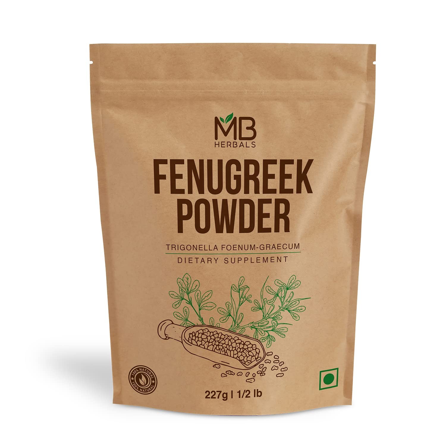 Fenugreek Seeds Powder 8 oz | 227 Gram | 0.5 8 Ounce (Pack of 1)