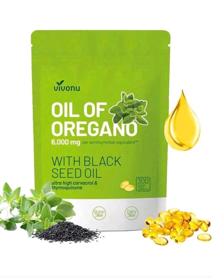 VivoNu Oil of Oregano Capsules 6000mg Oil Oregano Black Seed Oil energy balance