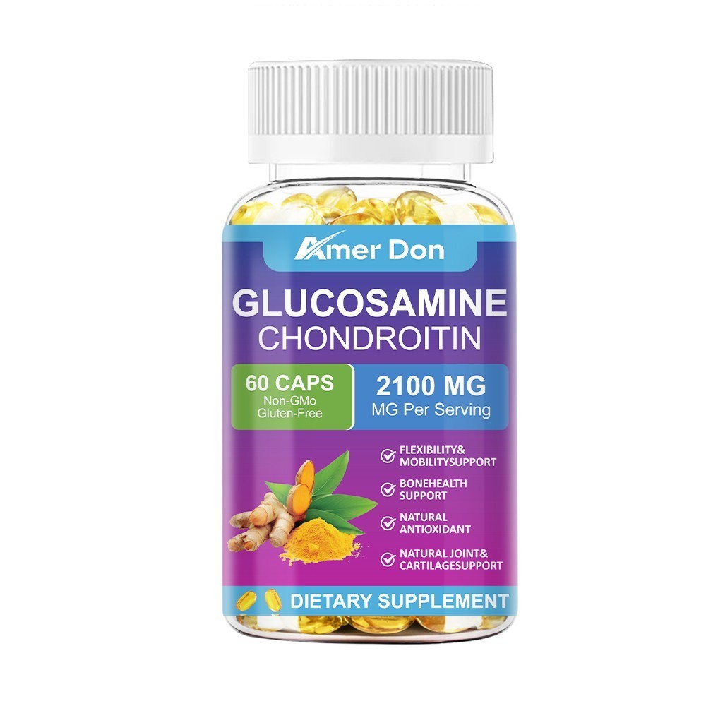60/120x 2100mg Glucosamine Chondroitin Gummies MSM Triple Strength Joint Support