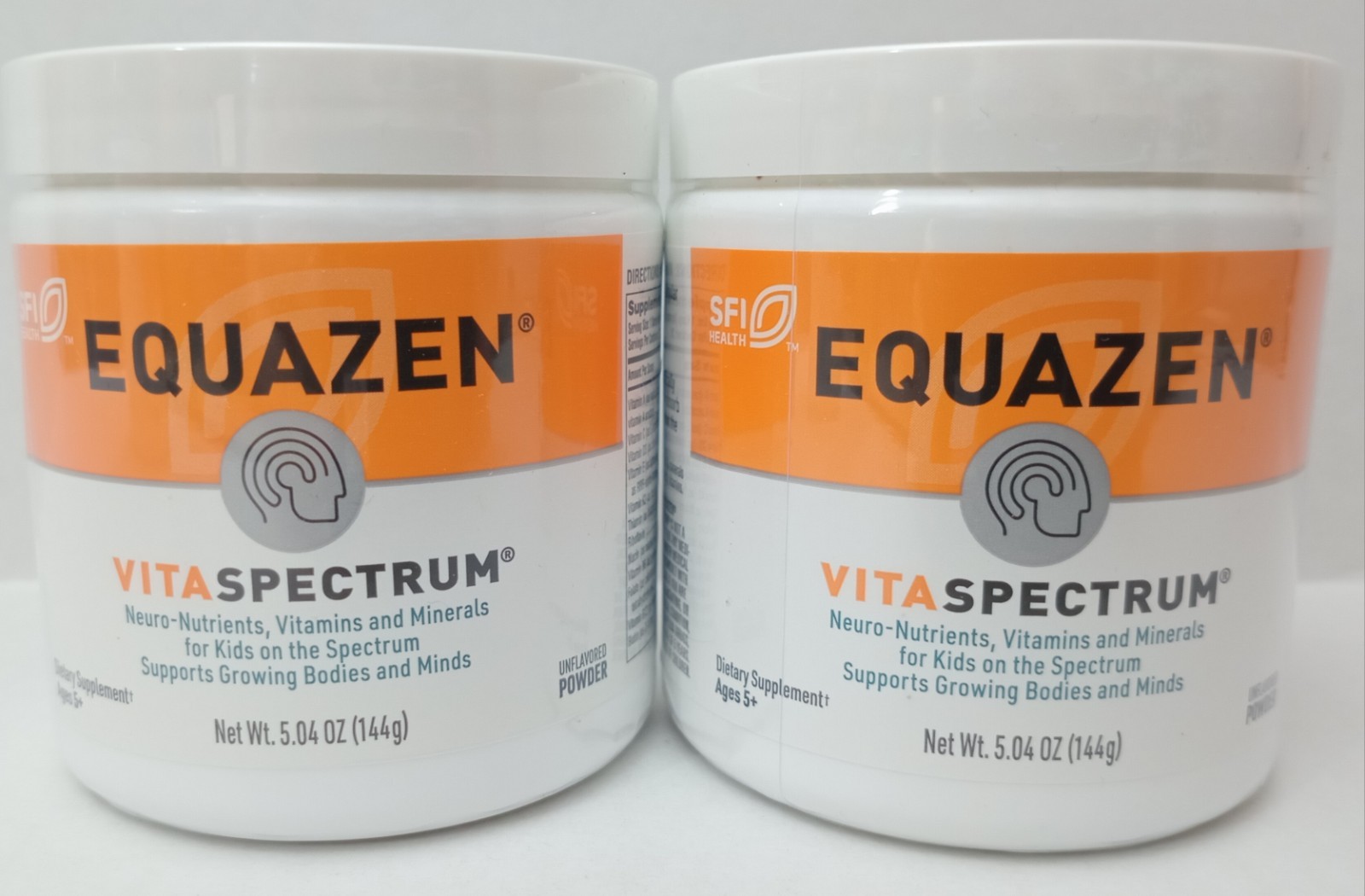 2x Equazen Vitaspectrum ADHD Powder 5.04oz Improves Focus Mood ~ see EXP DATE!~