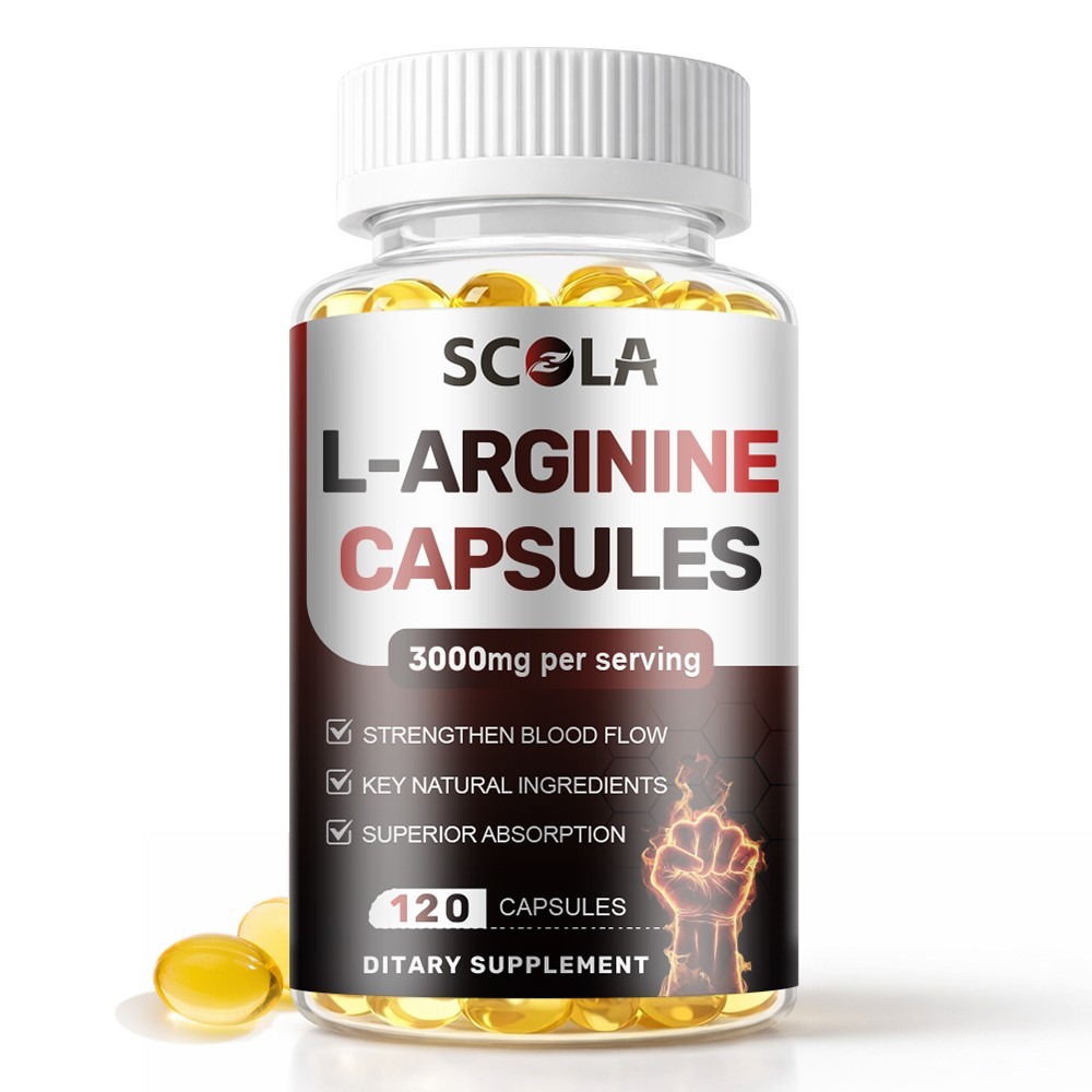 60/120PC L-Arginine 3000 MG, Extra Strength Nitric Oxide & Circulation Boost