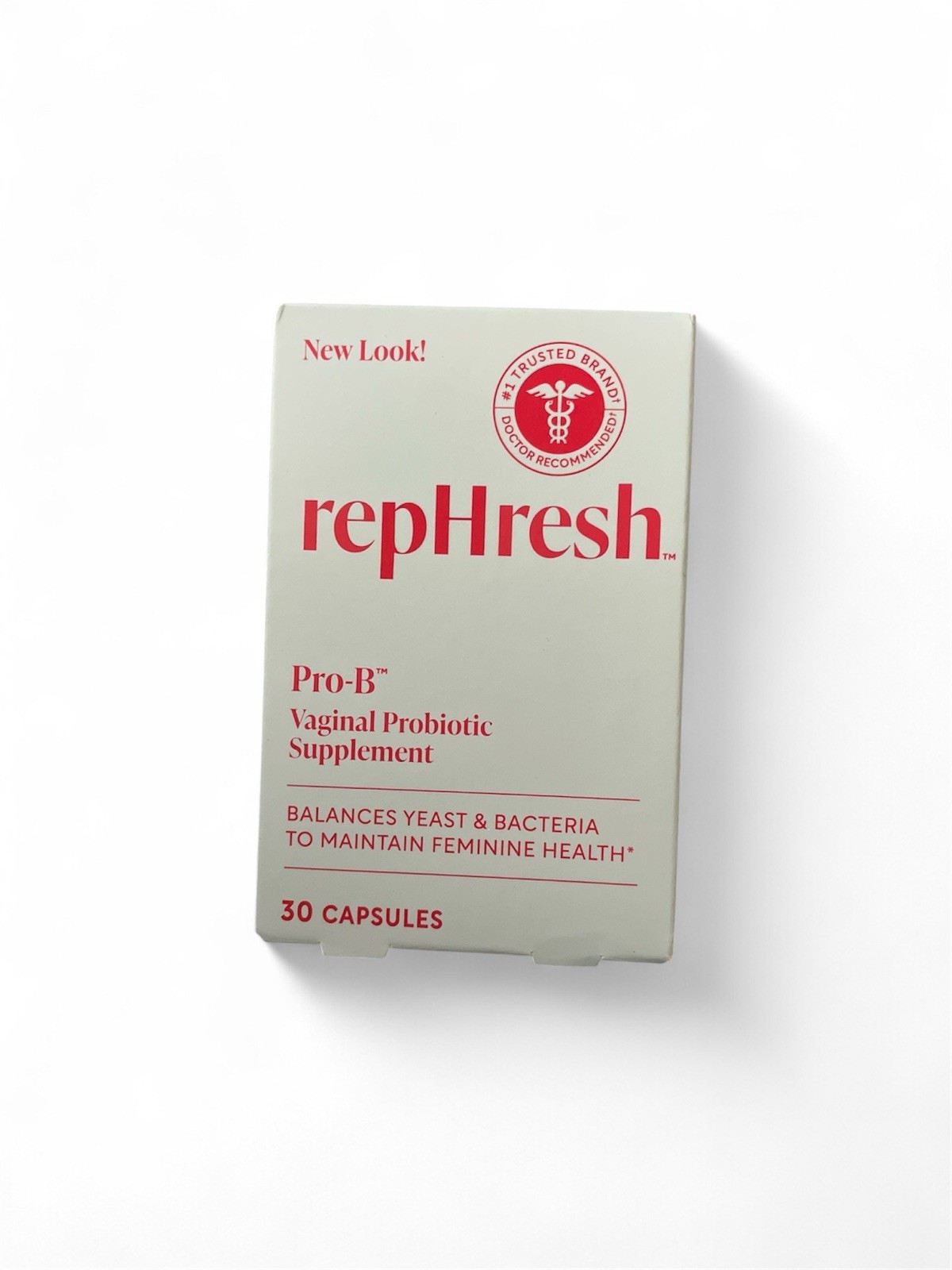Rephresh Pro B Probiotic Feminine Supplement 30 Capsules Exp 08/2026+