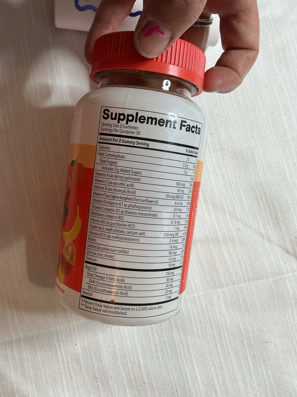 SmartyPants Kids Plus Multvitamin & Omega 3 Gummies Vitamins C Exp 4-27