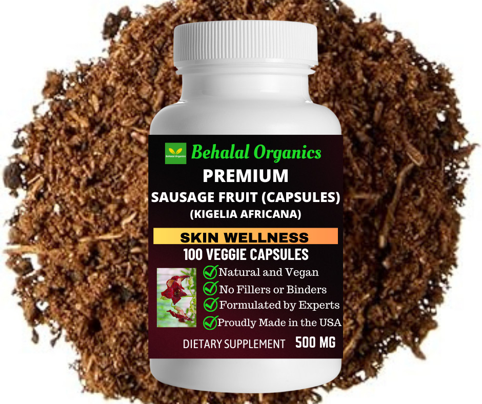 Sausage fruit 500mg Vegan Capsules 100 Count
