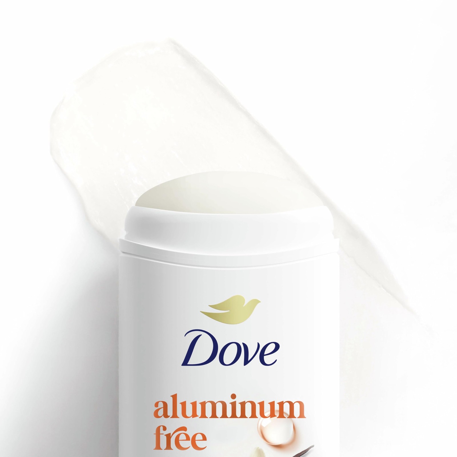 Dove Deodorant Stick Sparkling Vanilla for 72 2.4 Ounce (Pack of 1), Orange