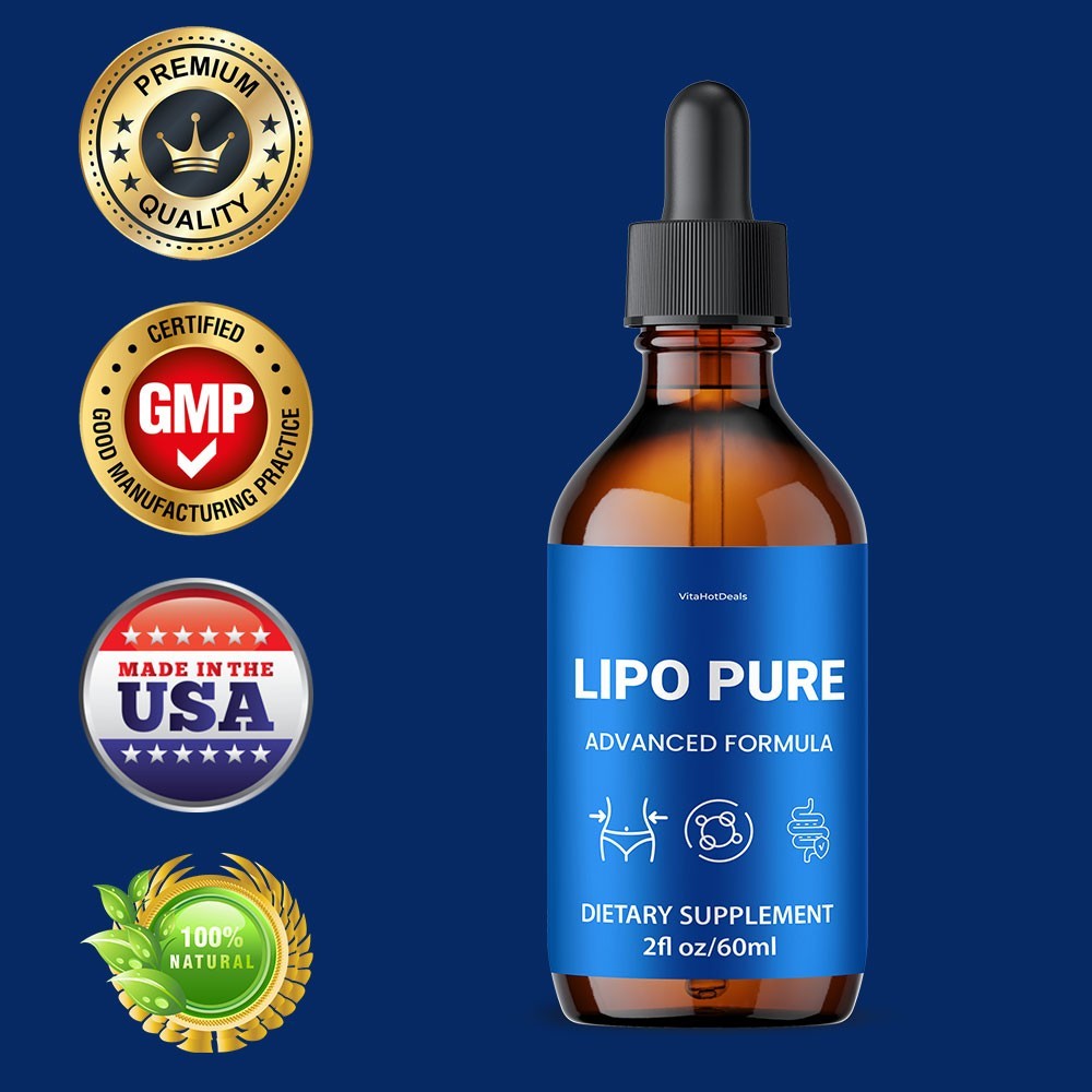 Lipo Pure Drops, All Natural Max Strength Formula, LipoPure Drops (10 pack)