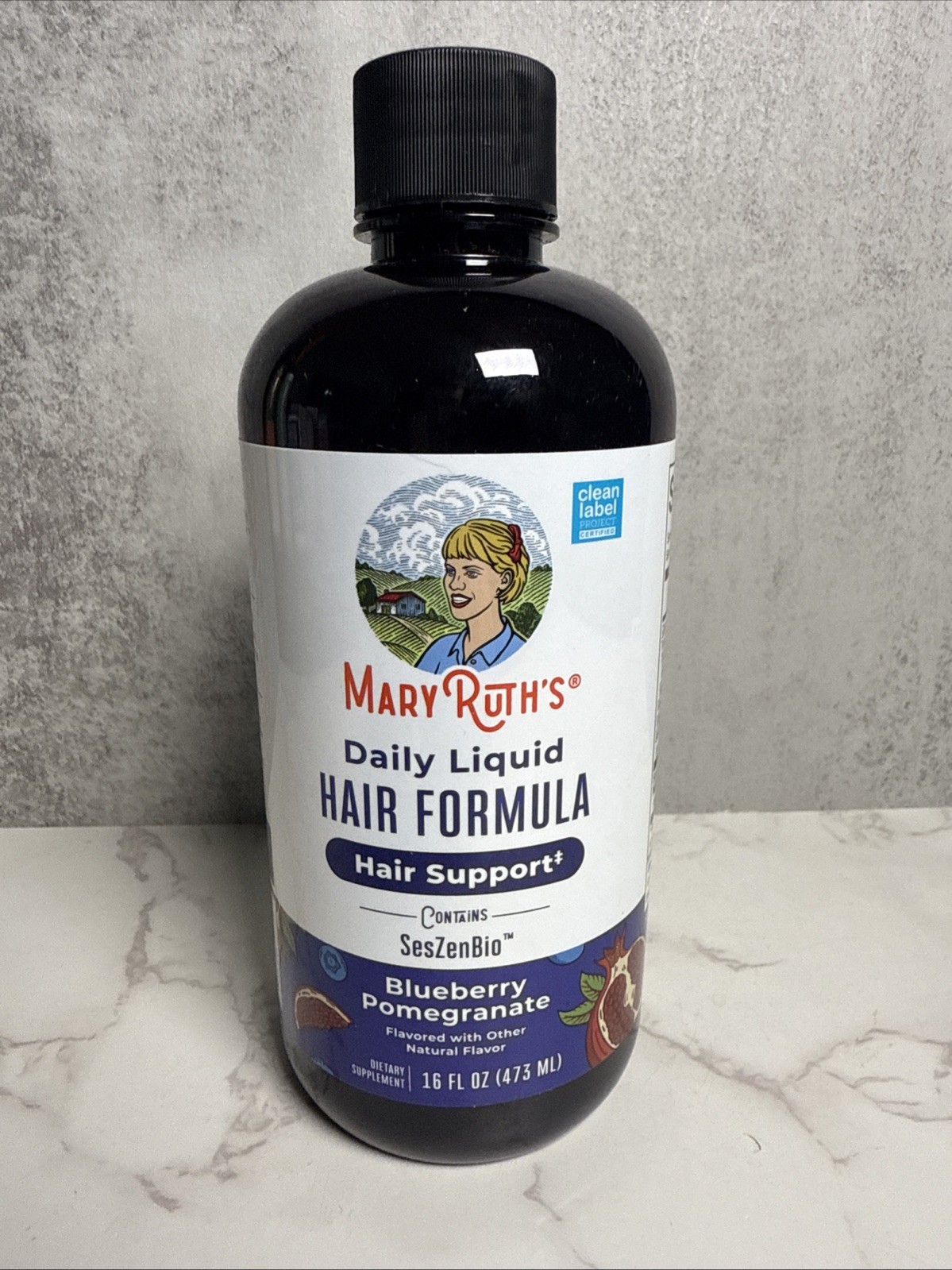 Mary Ruth’s Daily Liquid Hair Formula Blueberry Pomegranate 16fl oz