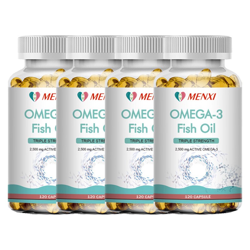 120/240/480PCS Omega 3 Fish Oil Capsules 3 x Strength EPA & DHA High Potency