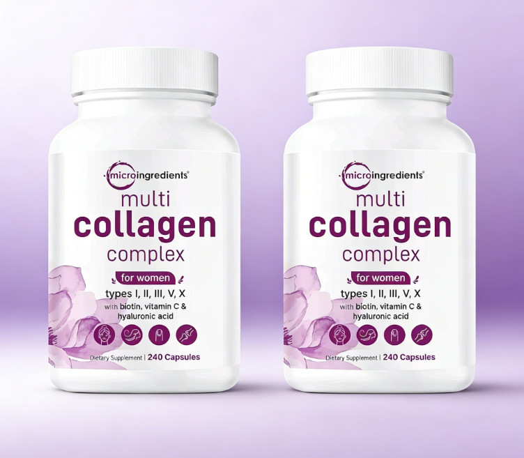Micro Ingredients Multi Collagen Complex, 240 Capsules