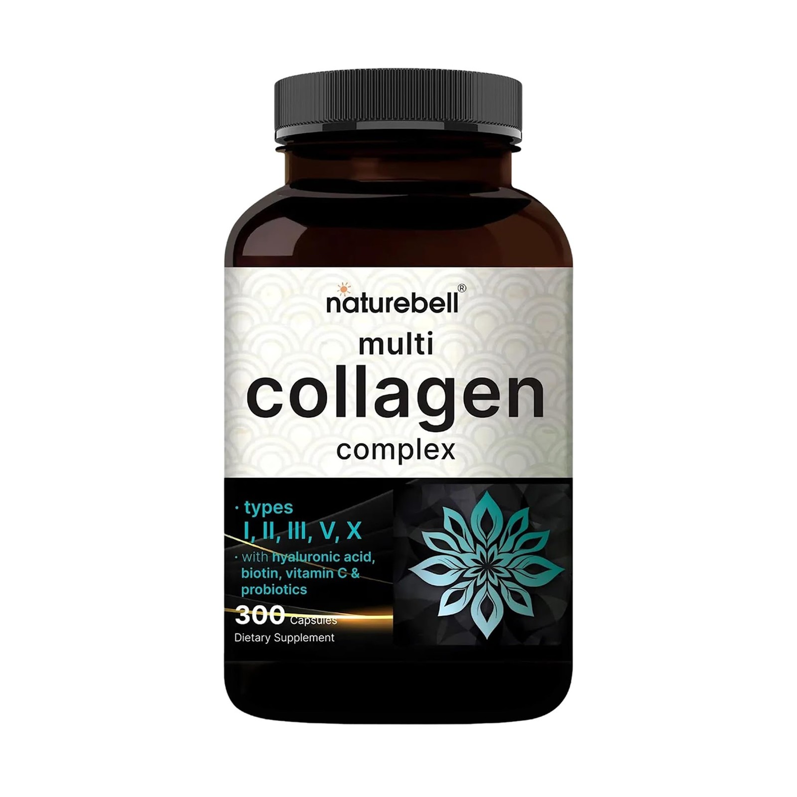 NatureBell Multi Collagen Complex – 300 Capsules – 5 300 Count (Pack of 1)