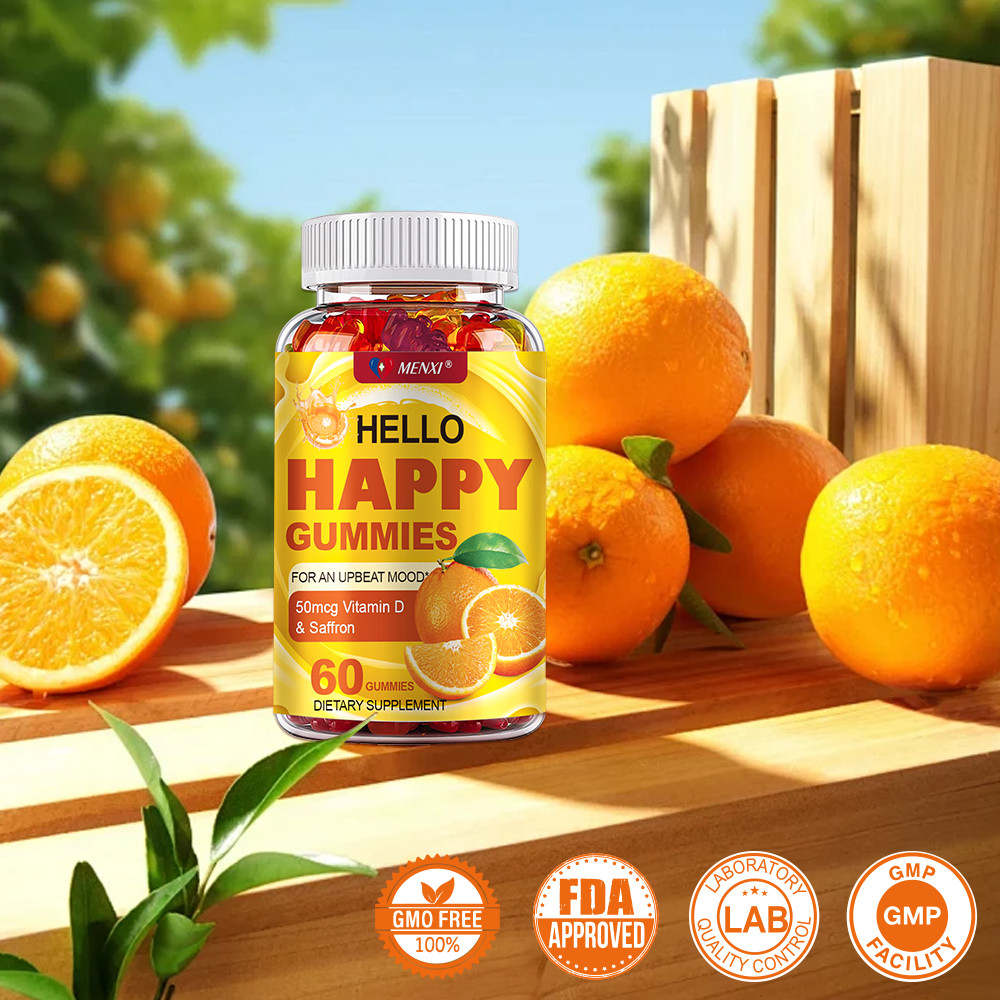 MENXI Stress Relief Gummies – Cortisol Balance & Sleep Support Formula 60PCS