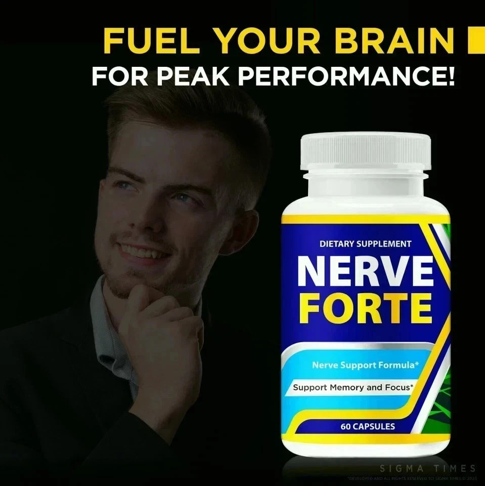 Nerve Forte Capsules, NerveForte to Support Nerve Health and Comfort | Pack of 2