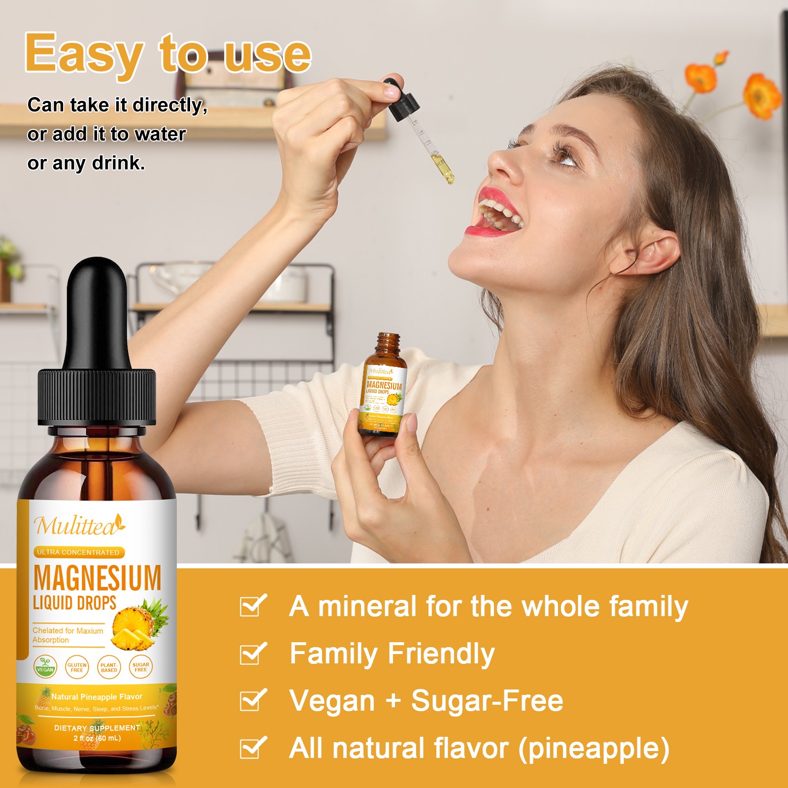 Potassium Magnesium Supplement Liquid – High Absorption Calm Magnesium Complex