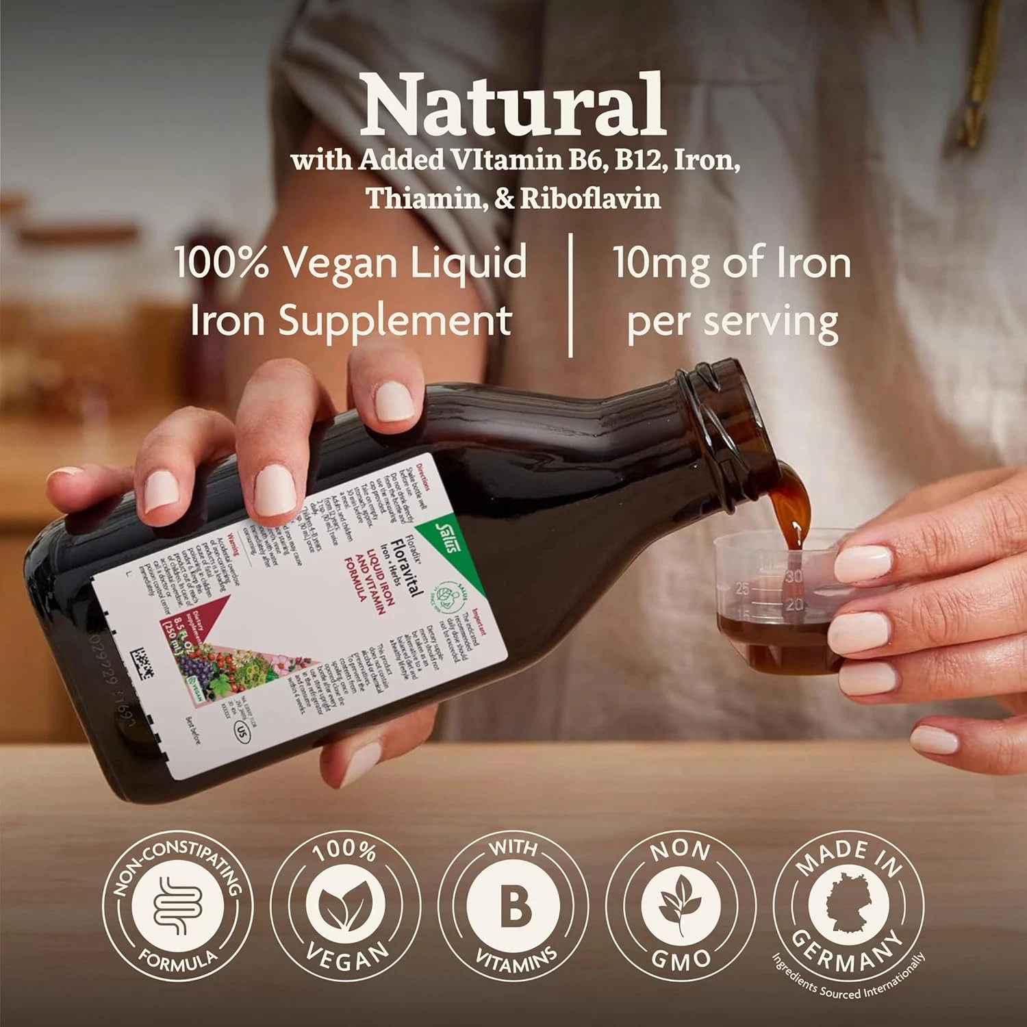 Floradix Liquid Iron And Vitamin Formula – 500ml-PACK OF 2