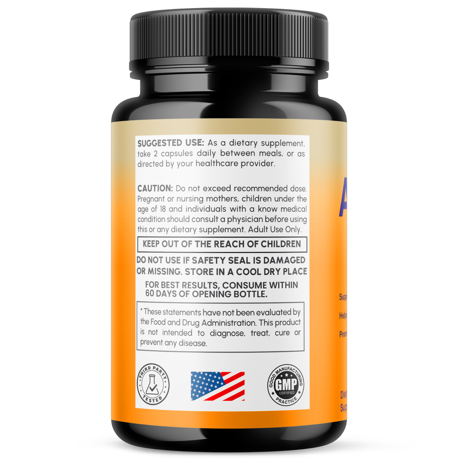 (1 Pack) Alkalean Advanced Weight Management Support Supplement 60 Capsules