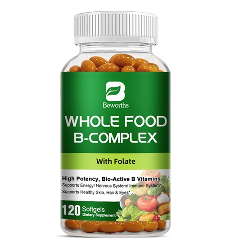 Vitamin B Complex Supplement Whole Food Supplement Immune Boost For Bone|Heart