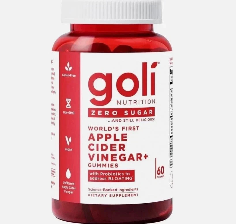 Goli Zero Sugar 2026 Trio – 3 Flavors, 3 x 60 Gummies
