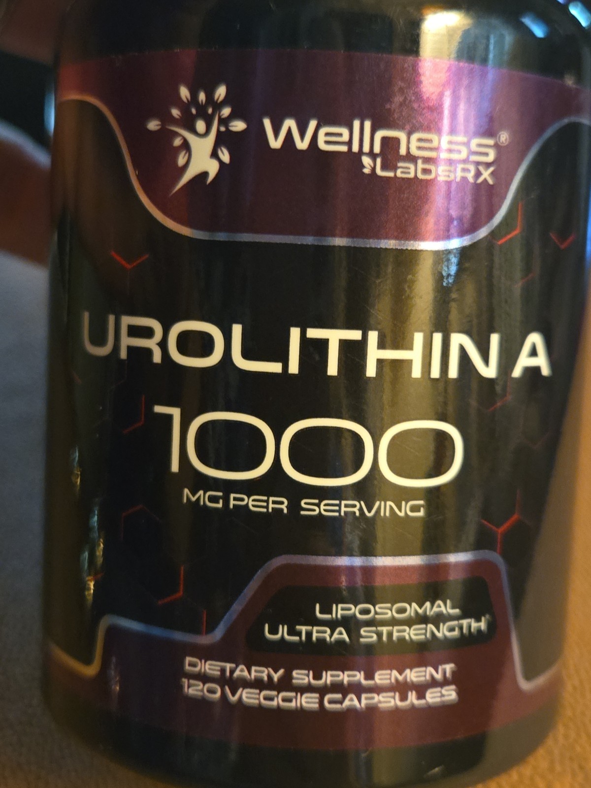 Urolithin A Supplement 120 Veggie Capsules 1,000mg MG Per Serving. EXP : 4/28