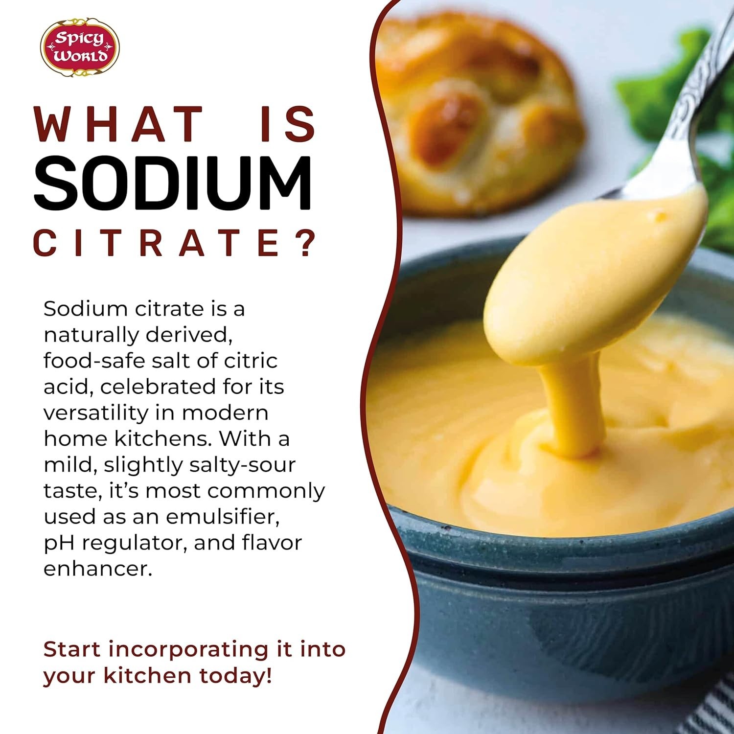 Sodium Citrate Powder 14 Oz Food Grade Non GMO Cheese Emulsifier