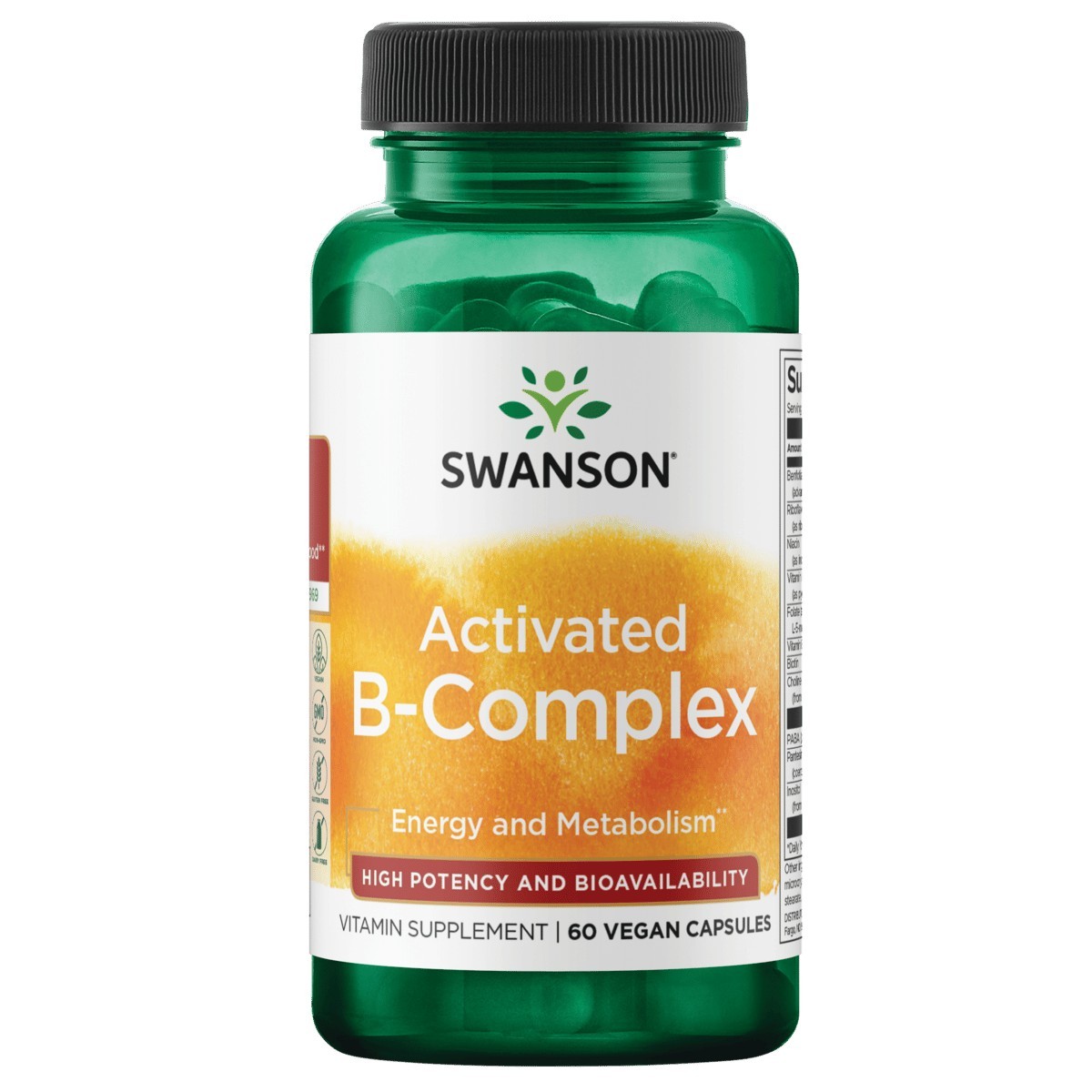 Swanson Activated B-Complex – High Potency and Clean Value – Everyday Wellness