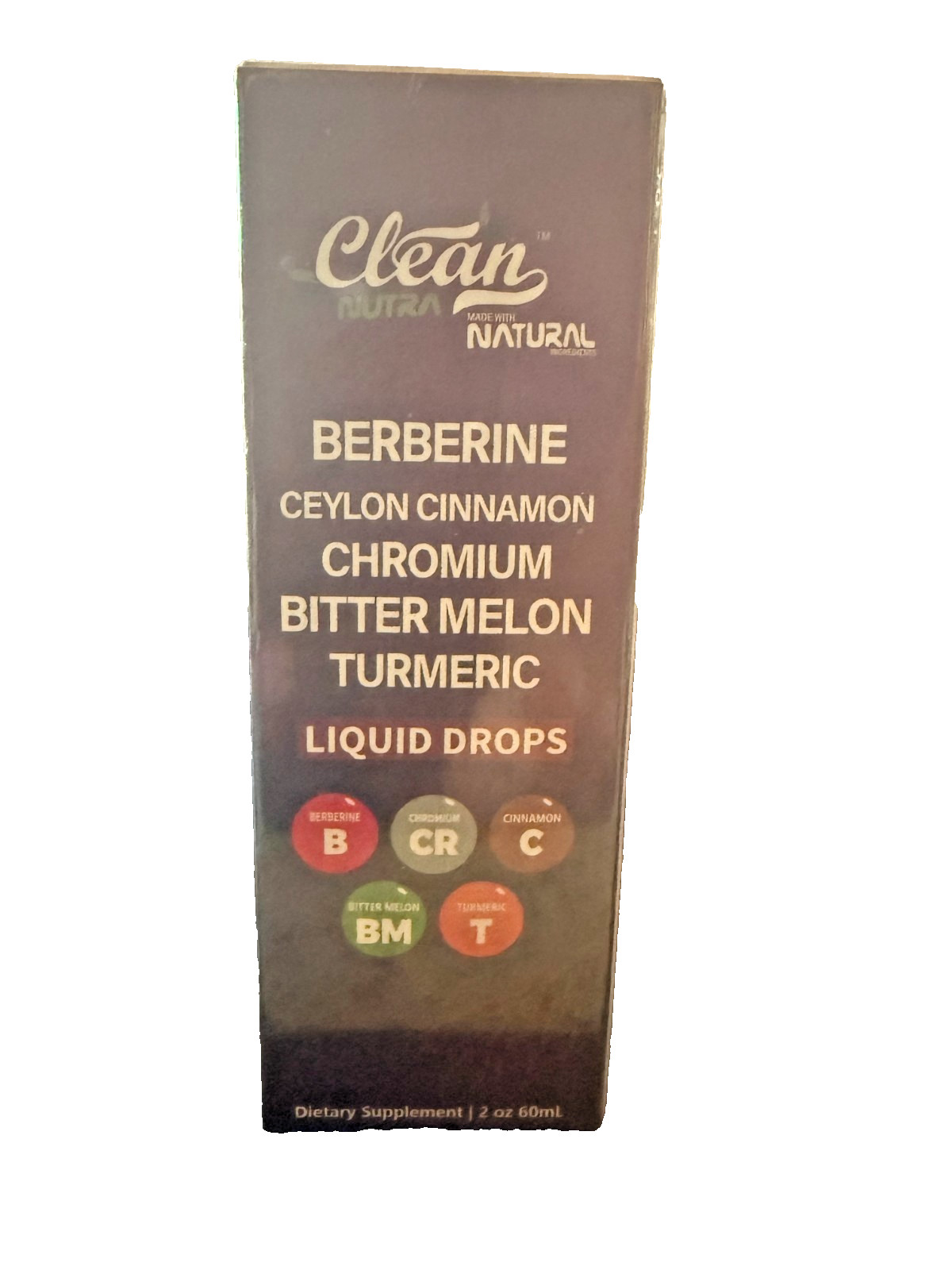 Clean Nutra Berberine Liquid Drops 2oz