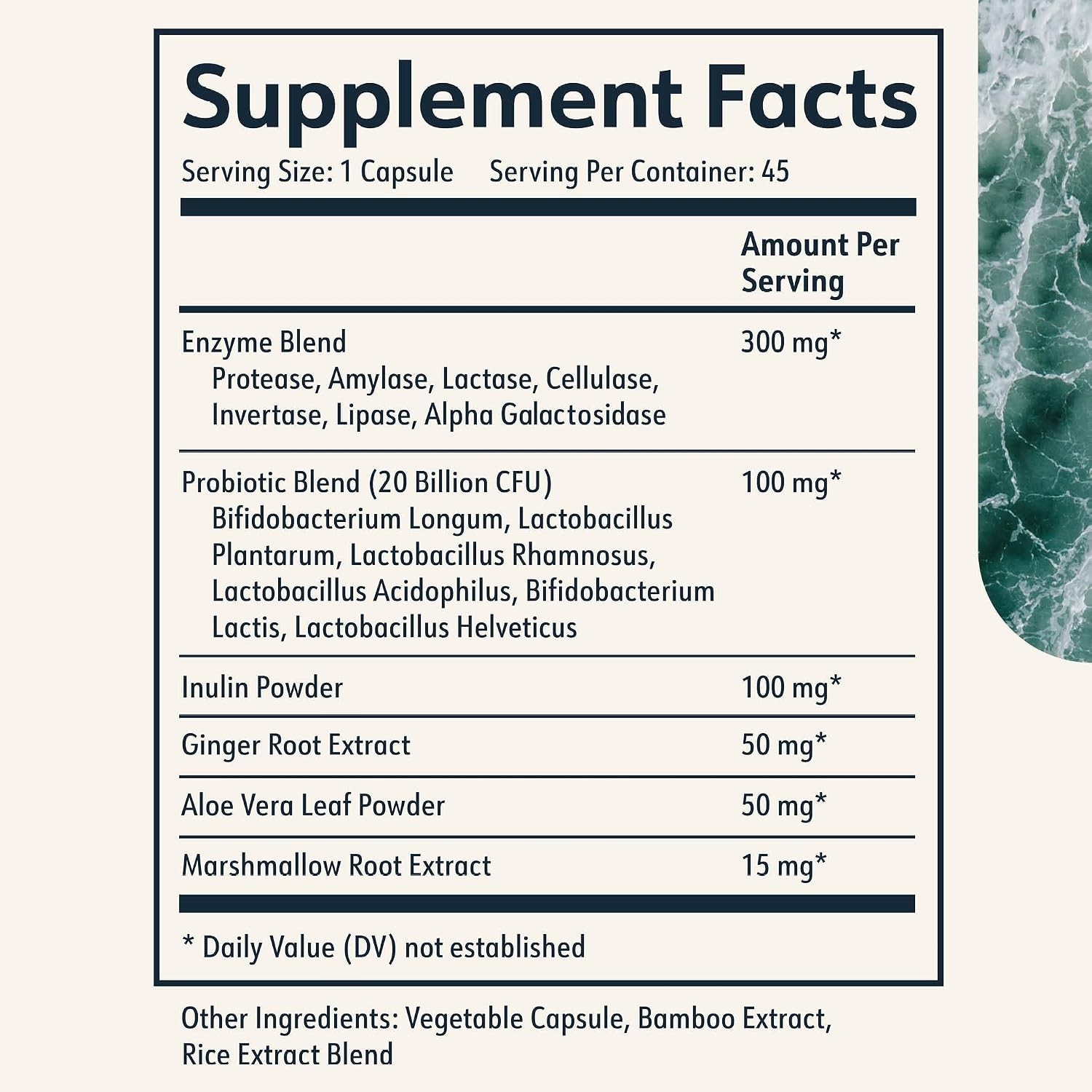 Daily Probiotics 20 Billion CFU for Adults Gut Health w/ Digestive Enzyme Blend