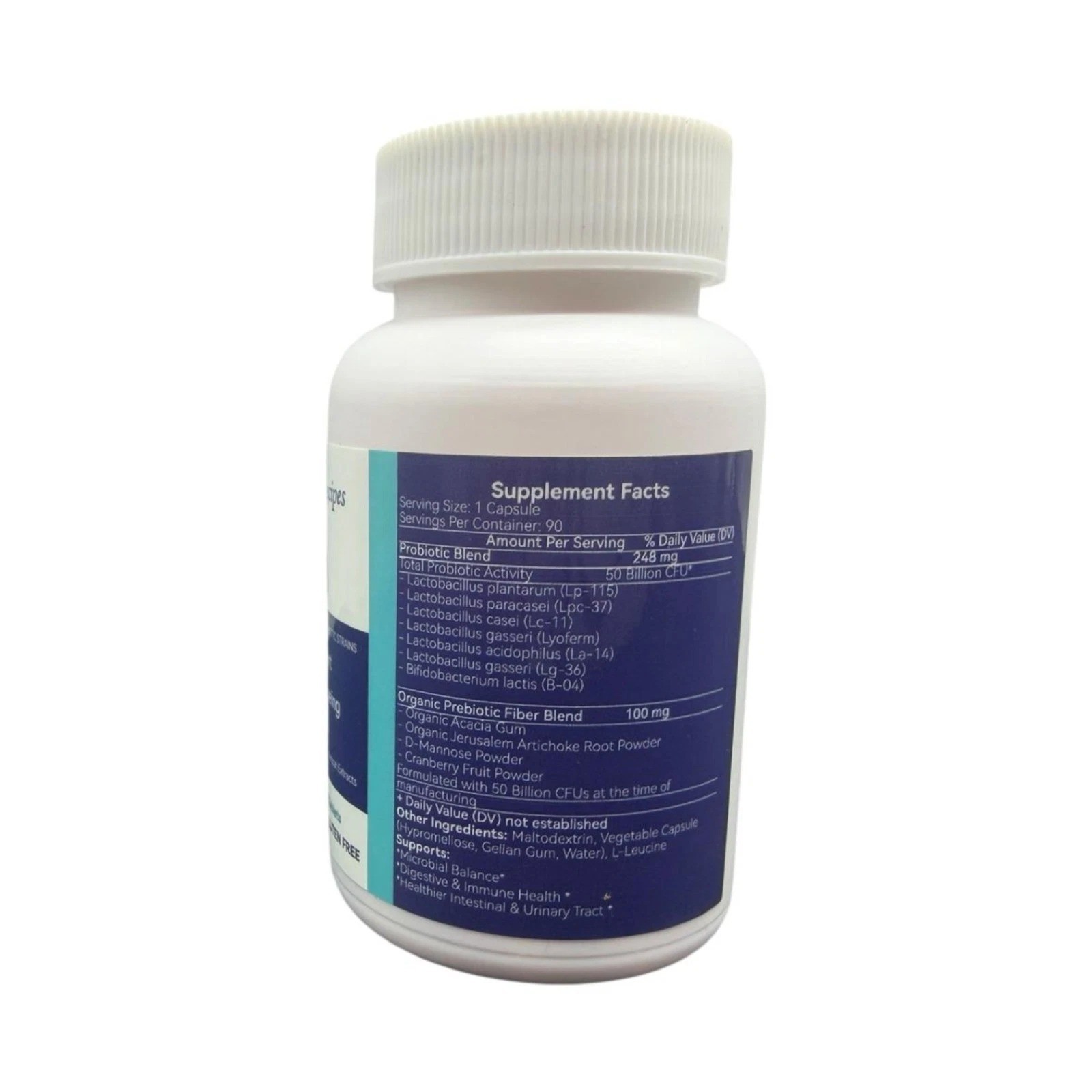 Nature’s Recipes Synbiotic 50 Billion CFU Gut Health 90 Tablets Lot 2 01/27