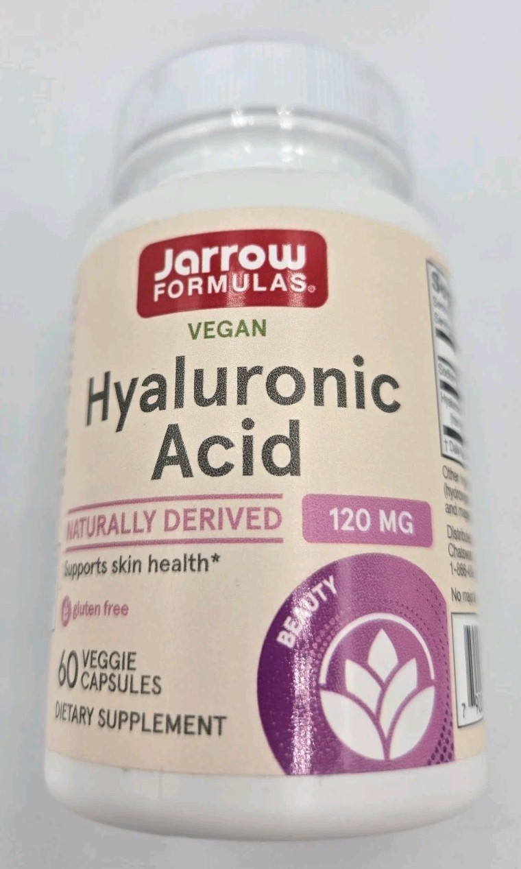 Lot of 2 Jarrow Formulas Hyaluronic Acid 120 mg – Skin Supplement EXP 02/2027