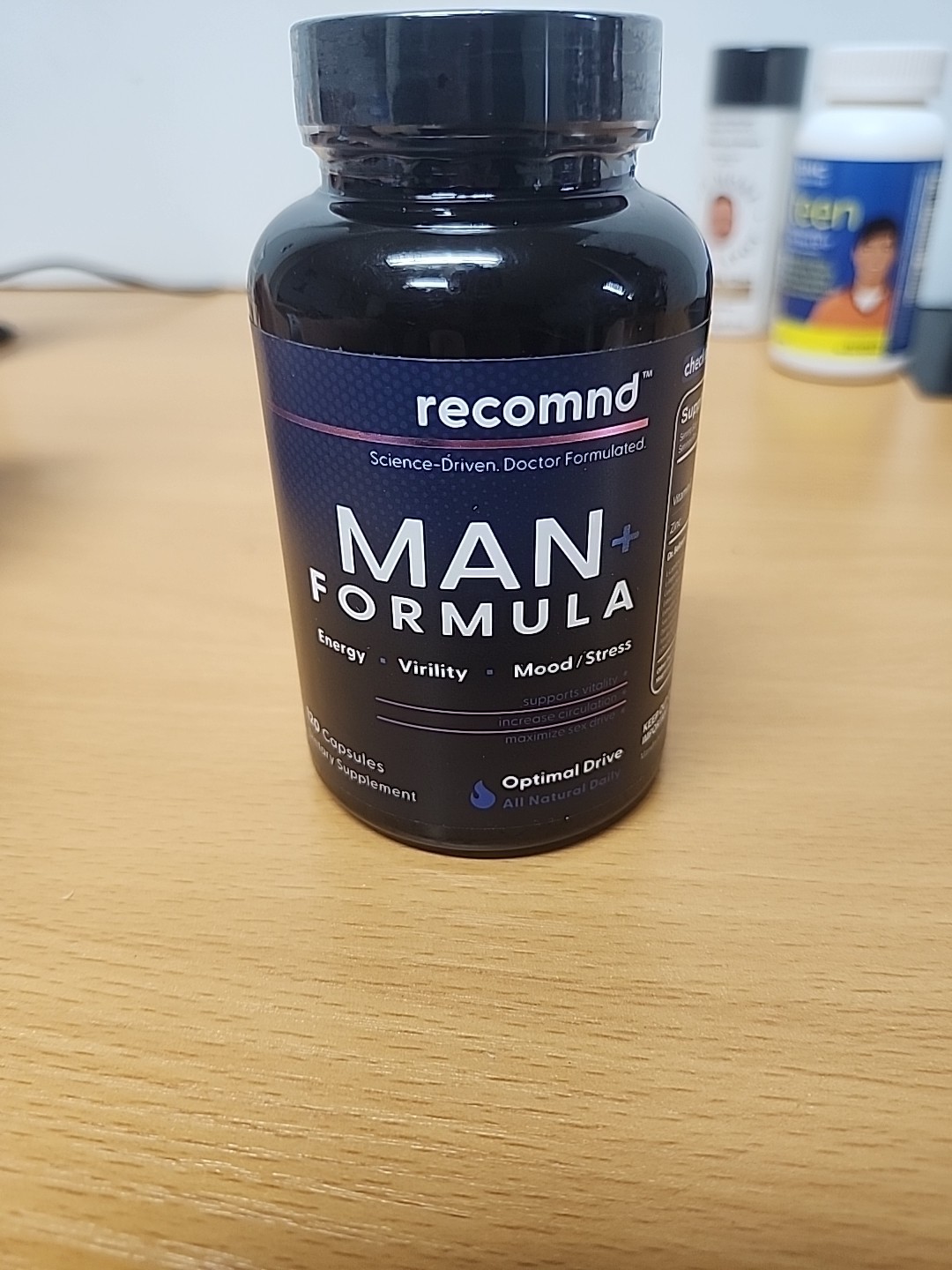 Man Formula Male Boost Supplement for Increased Energy Mood & Stress 120 Capsul