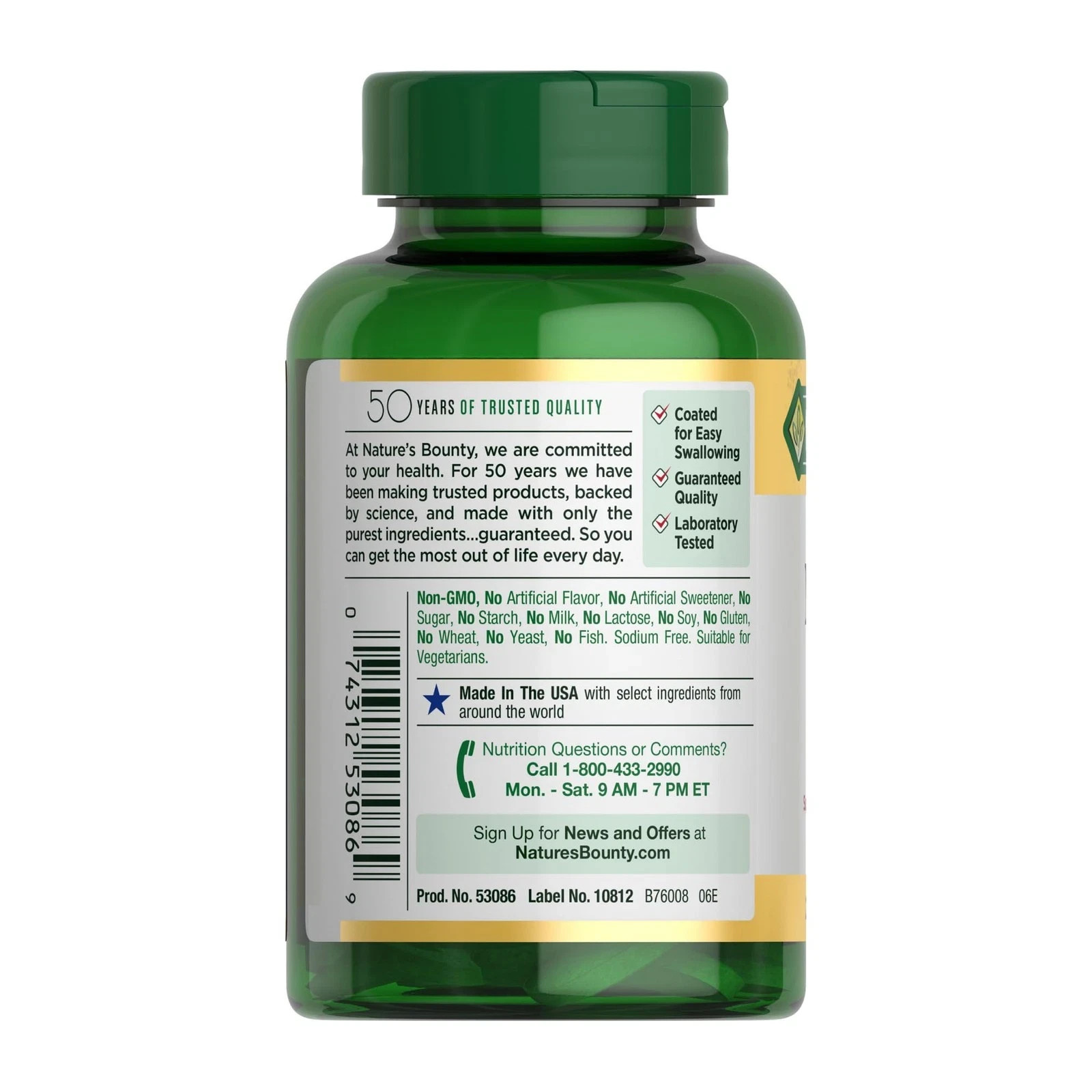 Nature’s Bounty Magnesium 500 mg Tablets, High Potency 200 Count (Pack of 1)