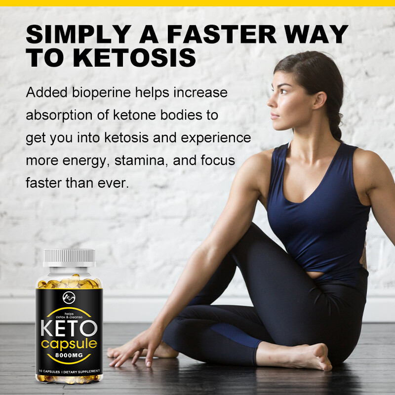 Keto Weight Loss Gummies,Fat Burner,Appetite Suppressant Supplement 60 Capsules