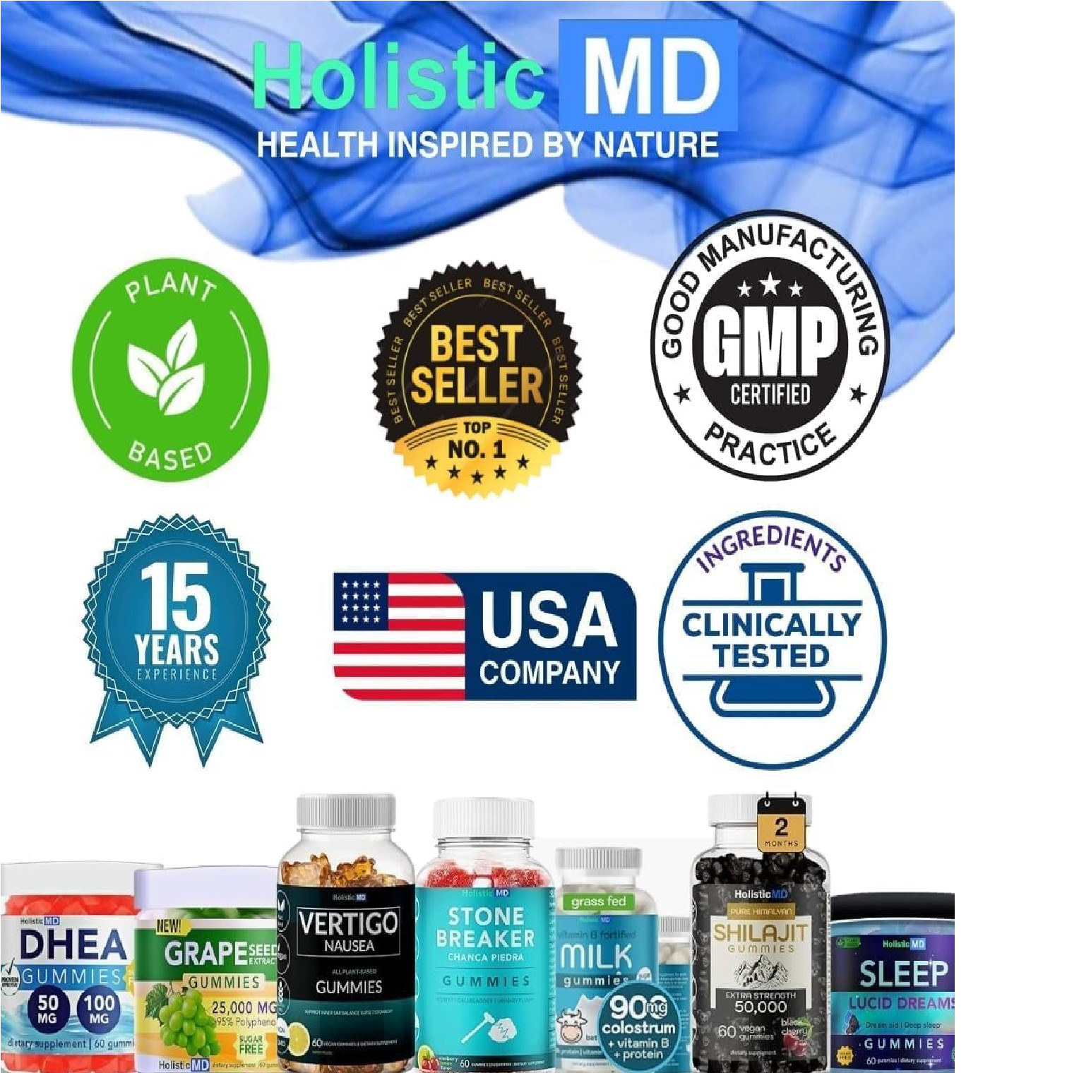 MB for Humans USP Pharma Grade 7mg and 14mg Dose, 60 Gummies
