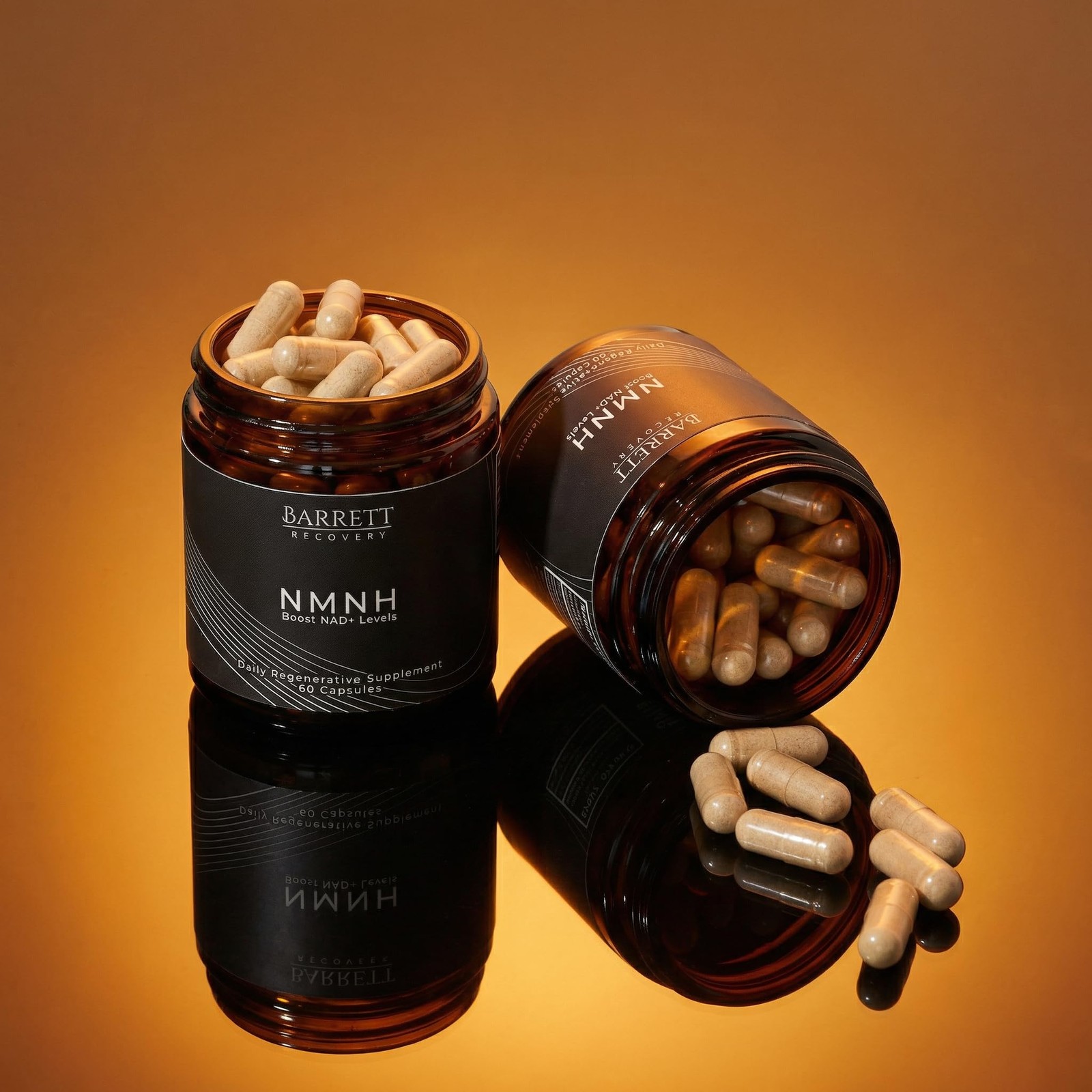 Barrett Recovery NMNH NAD+ Support Supplement – Daily Cellular Energy & Vital…