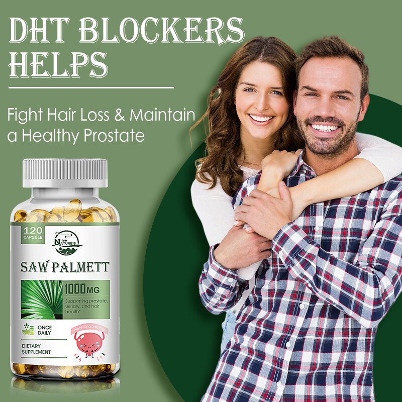120 Saw Softgels Palmetto Extract 1000mg Prostate Supplement Urinary Men Health