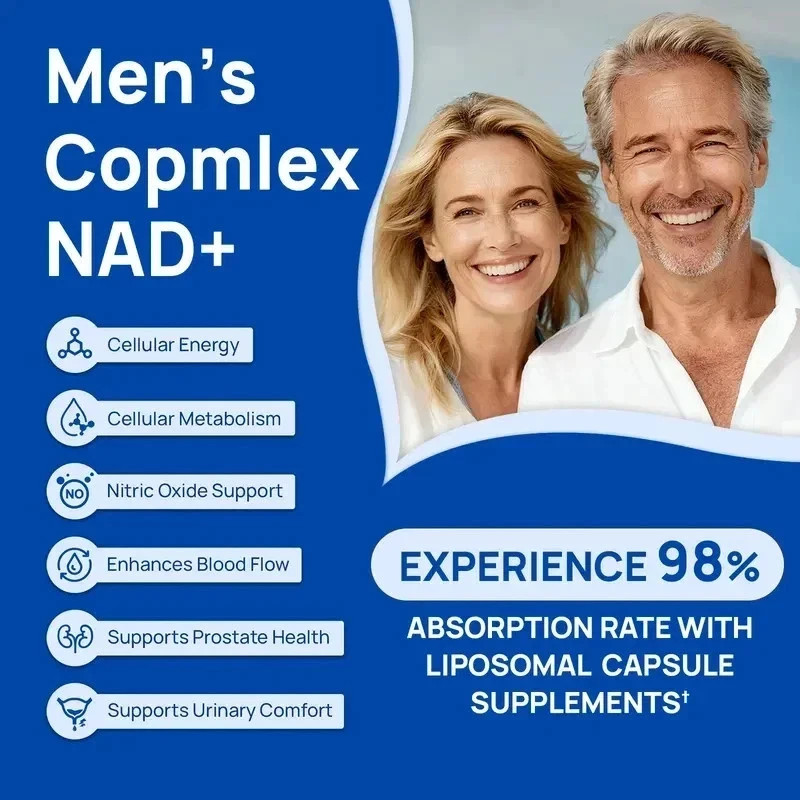 Selerb NAD+ Supplement for Men L-Carnitine, L-Arginine, Maca & Ashwagandha 3pcs*