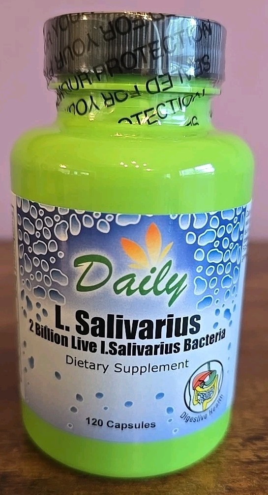 Daily L. Salivarius 2 Billion Live L. Salivarius Bacteria Dietary Supplement 120