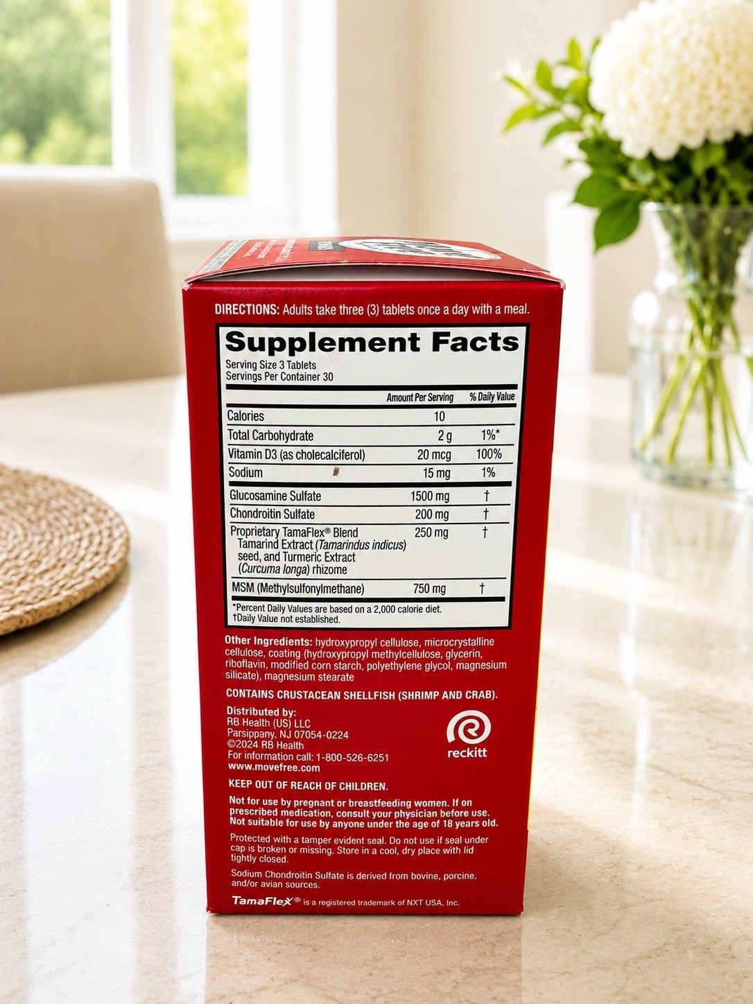 Move Free Advanced 5-Day Joint Support Supt with TamaFlex Exp 1/27