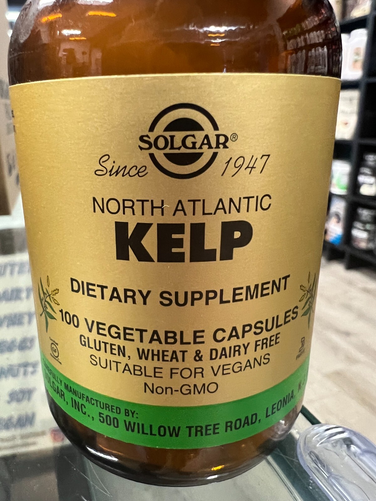 Solgar Kelp 100 Vegetable Capsules Expired 10/2023