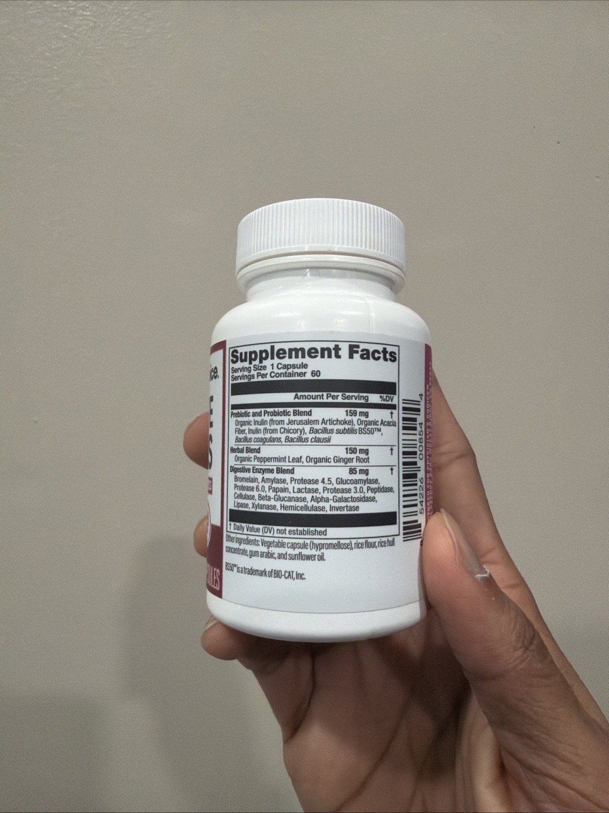 Physicians Choice Digestive Enzymes Capsules, 60-Pack