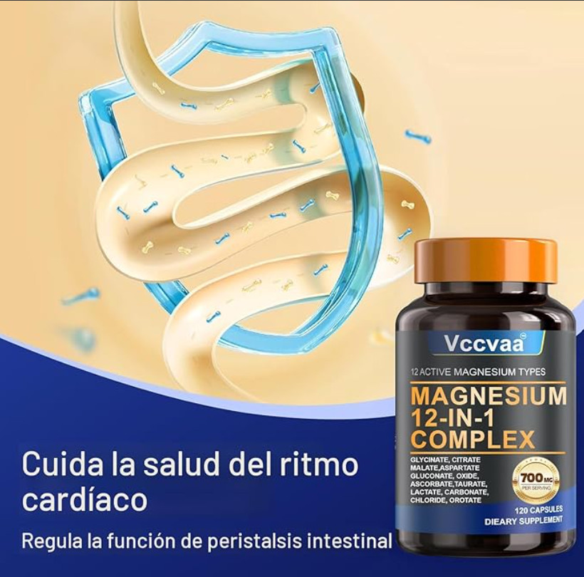 12 En 1 L-Treonato de Magnesio Magtein Para La Salud Cerebral Memoria Y Enfoque