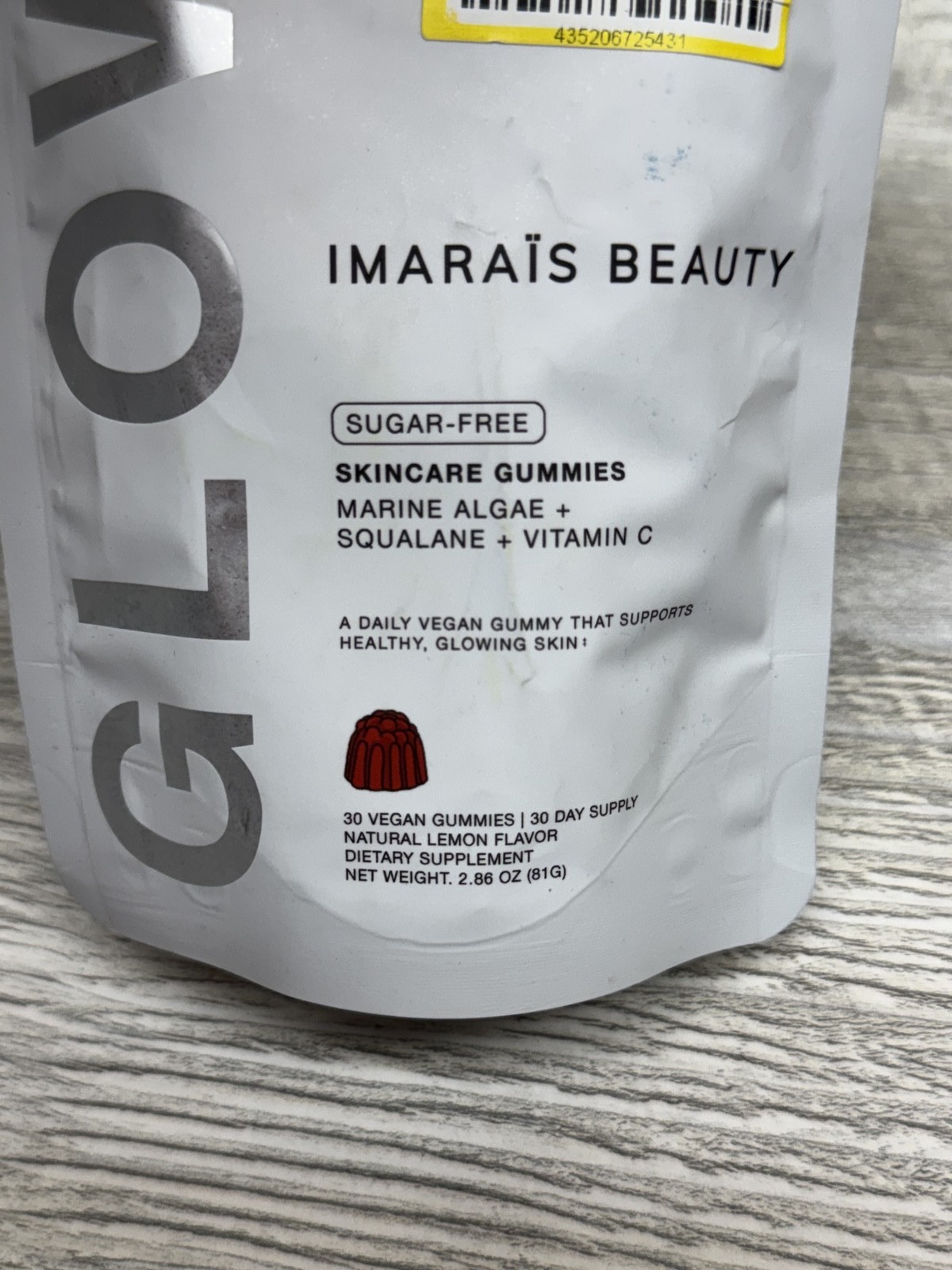 IMARAÏS BEAUTY Glow Skincare Gummies Lot of 3 60 Day Supply Sugar Free Vegan