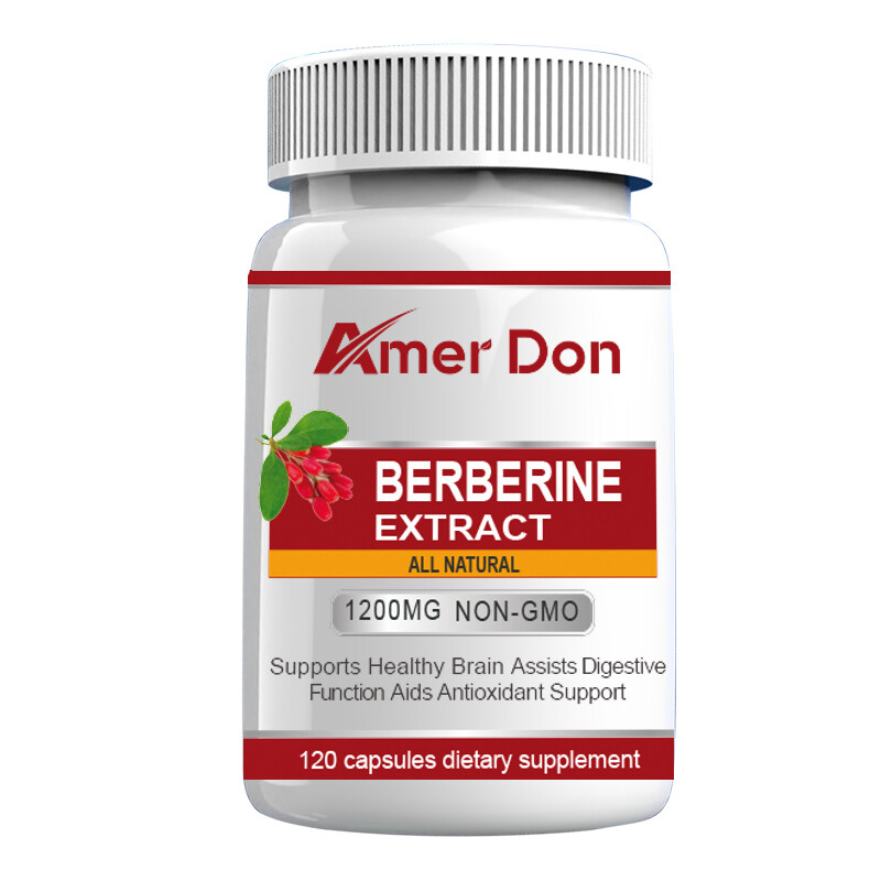 120Pc Premium Berberine HCL Extract 1200mg Healthy Cholesterol Anti-inflammatory