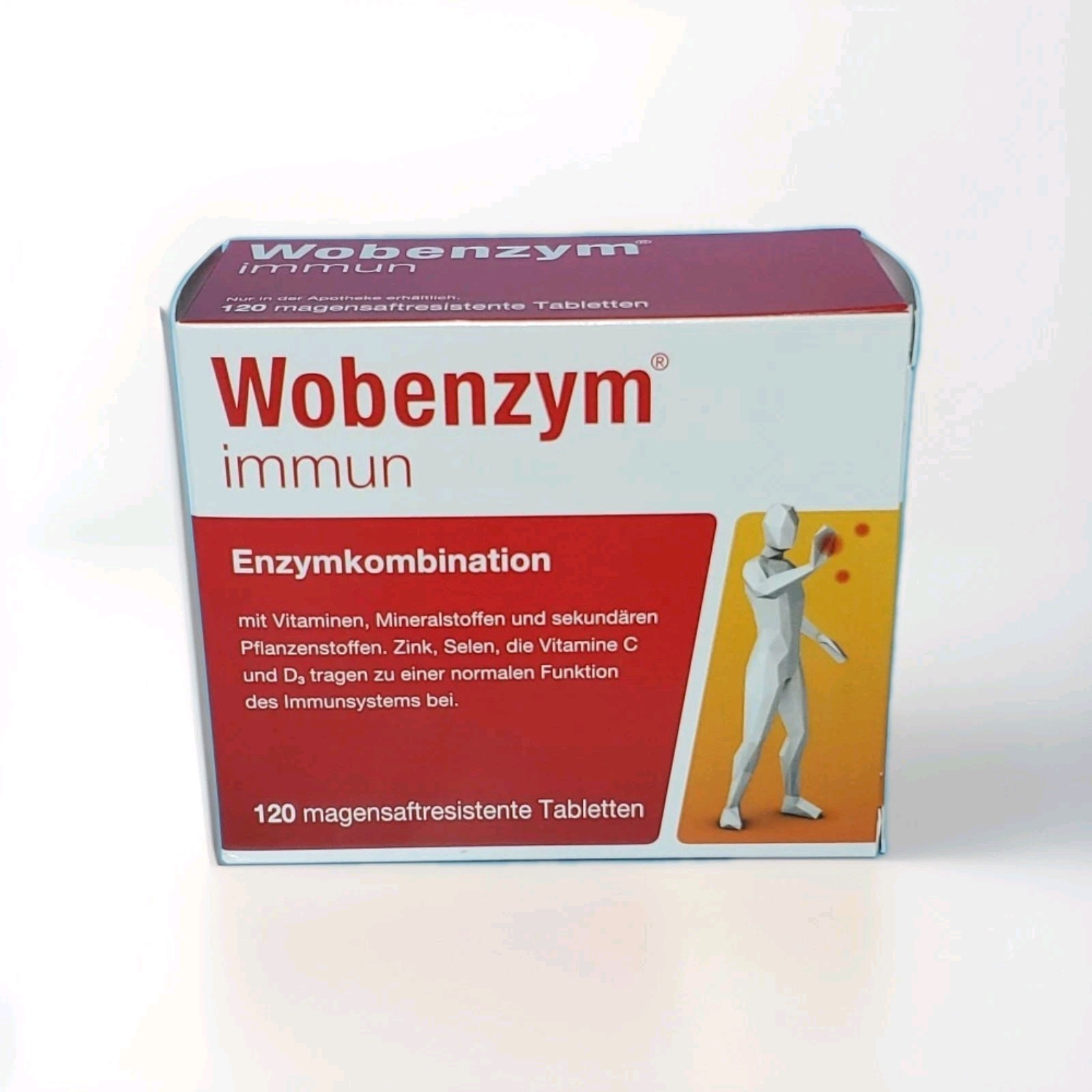 Wobenzym Joint Health Plus Immune Support 120 Tablets Exp 5/2027