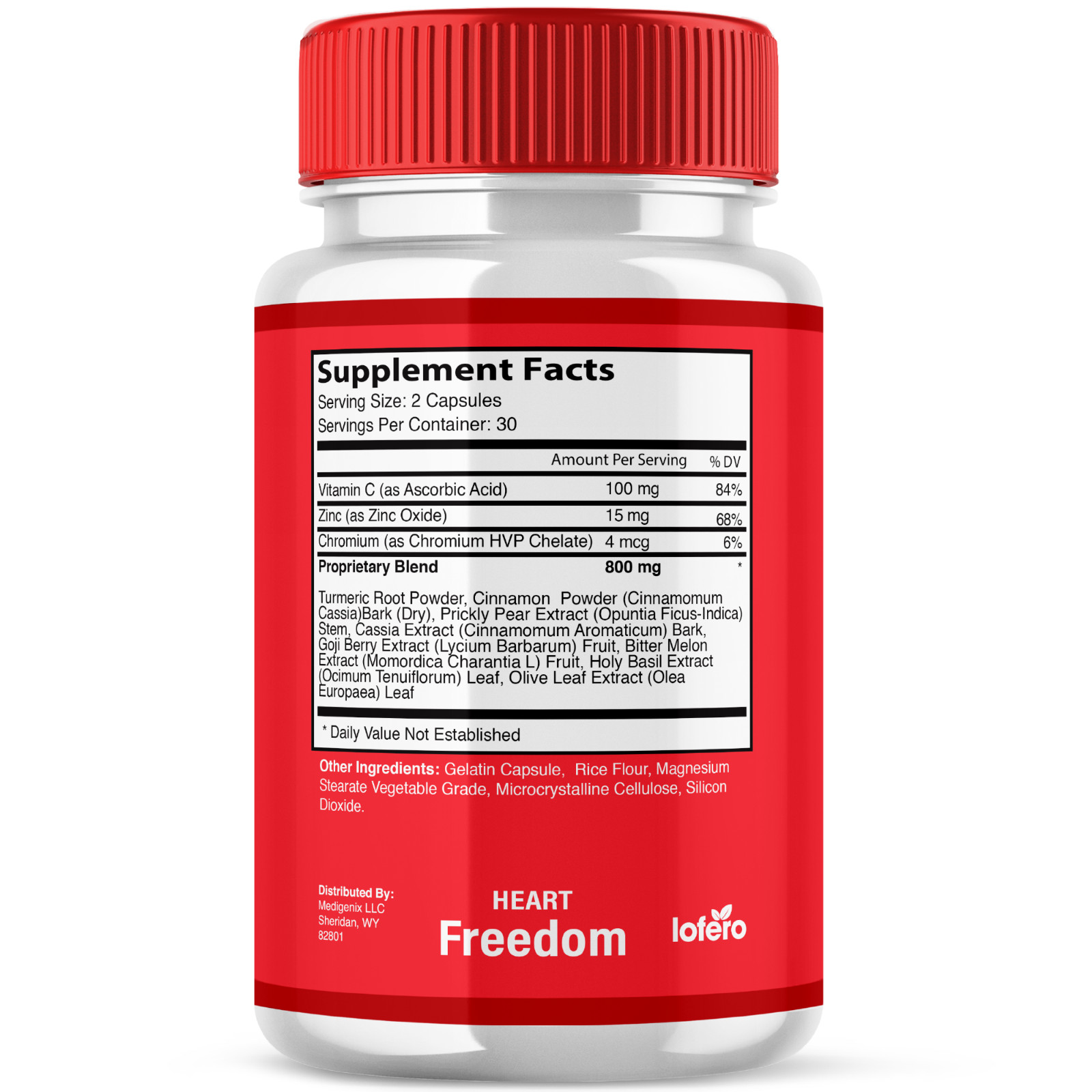 Heart Freedom Capsules Advanced Circulatory Health Support Blood Pressure (60ct)