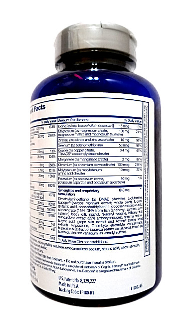 FOCUS Factor Dietary Supplement Nutrition for the Brain 180 Tablets EXP 10/2025