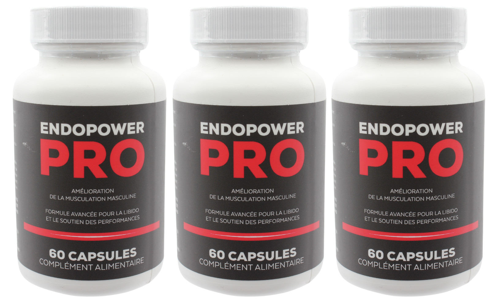 EndoPower Pro 3 PC Mens Libido, Performance Adv Formula; 180 Capsules (60X3)