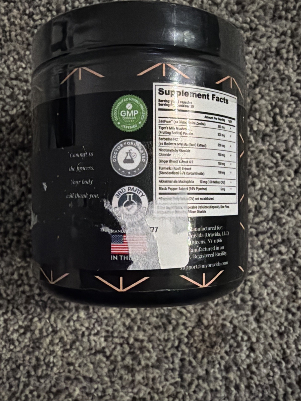 Oravida 30 Day Total Reset 60 Capsules New Sealed