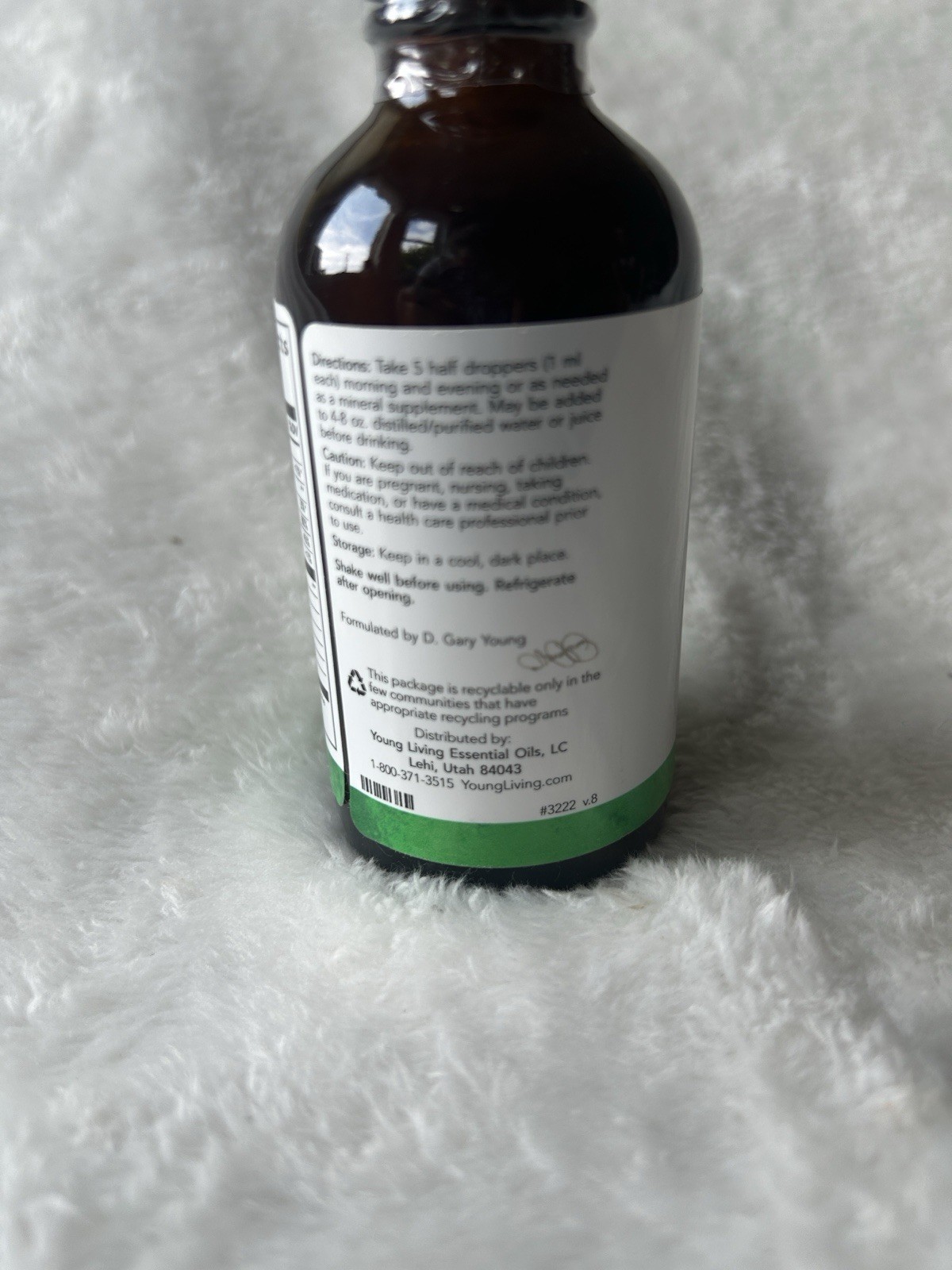Young Living Mineral Essence Liquid Supplement 3.6 fl oz