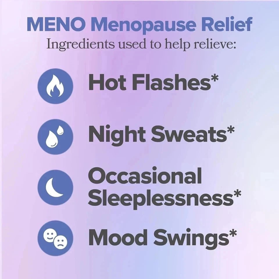 O Positiv MENO Vitamins for Menopause-Menopause Supplement for Women-30 Servings