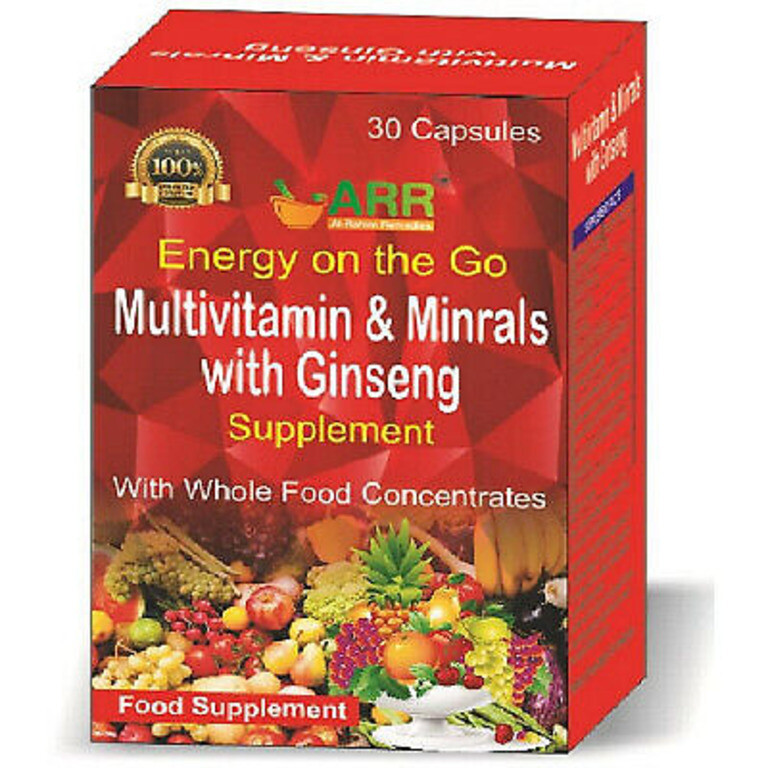 Al Rahim Multivitamin & Mineral Cap (30caps) Long Expiry